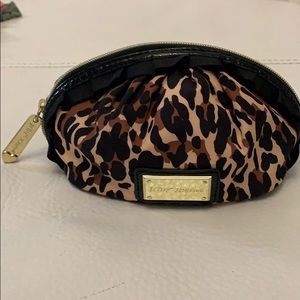 Betsey Johnson Multi Leopard Print Cosmetic Bag